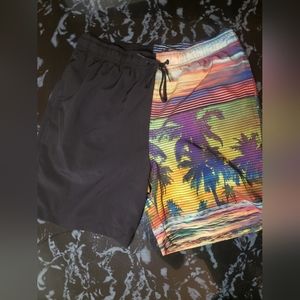 3 For 30$ Mens size medium swim trunks